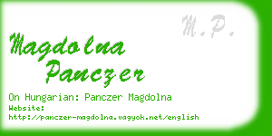 magdolna panczer business card